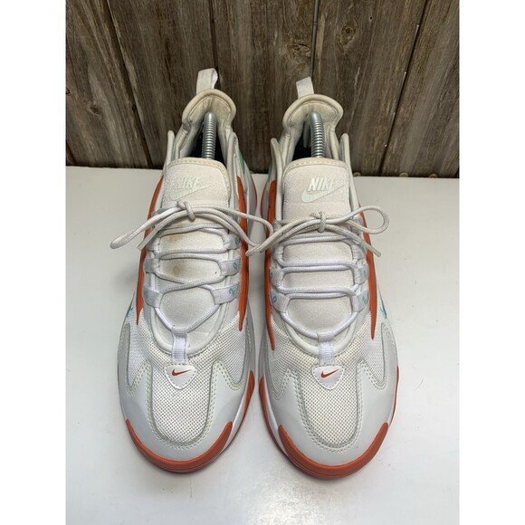 Nike Zoom 2K Womens Size 10 Icon Clash White Orange Athletic Shoes AO0354-105 - Picture 2 of 10
